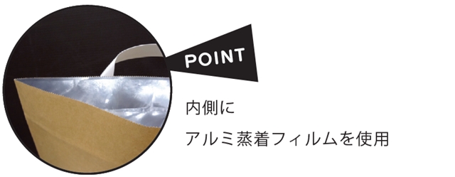 保冷効果を高める素材